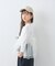 【KIDS】レイヤードTEE付きアシメチュールチュニック