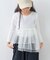 【KIDS】レイヤードTEE付きアシメチュールチュニック