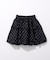 【KIDS】ドット/ギンガムティアードバルーンミニスカート
