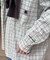 【PATTIPATTI】mini plaid over shirts