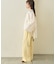 【美脚見え/3サイズ展開】リブダンボールフレアパンツ