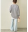 【美脚見え/3サイズ展開】リブダンボールフレアパンツ