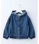 【KIDS】【FOX×TYPY】ZIPデニムフードブルゾン