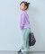【KIDS】シアーワッフルフードロンTEE《ジュニアサイズあり》