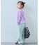 【KIDS】シアーワッフルフードロンTEE《ジュニアサイズあり》