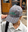 【UNISEX】チェック柄ロゴキャップ