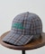 【UNISEX】チェック柄ロゴキャップ