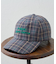 【UNISEX】チェック柄ロゴキャップ
