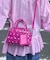 【HELLO.SANFRANCISCO】ハートプリントエナメルミニボストンBAG