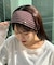 :プレート付きリブヘアターバン