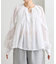 【willow】シアーフリルボリュームブラウス