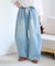 【3サイズ展開】デニムバレルイージーパンツ
