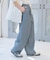【3サイズ展開】デニムバレルイージーパンツ