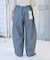 【3サイズ展開】デニムバレルイージーパンツ