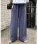 【UNISEX】ピグメント加工ワッフルイージーパンツ/WEB限定カラーあり