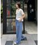 【UNISEX】ピグメント加工ワッフルイージーパンツ/WEB限定カラーあり