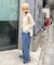 【UNISEX】ピグメント加工ワッフルイージーパンツ/WEB限定カラーあり