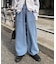 【UNISEX】ピグメント加工ワッフルイージーパンツ/WEB限定カラーあり