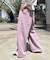 【UNISEX】ピグメント加工ワッフルイージーパンツ/WEB限定カラーあり