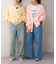 【willow】cottonニットカーデ