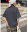 【UNISEX】ピグメント加工ラグランワッフルヘンリーTEE
