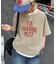 【UNISEX】ピグメント加工ラグランワッフルヘンリーTEE