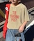 【UNISEX】ピグメント加工ラグランワッフルヘンリーTEE
