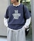 【UNISEX】ピグメント加工ラグランワッフルヘンリーTEE
