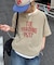 【UNISEX】ピグメント加工ラグランワッフルヘンリーTEE