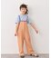 【KIDS】配色ワッフルキャミサロペット