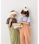 【KIDS】配色ワッフルキャミサロペット