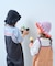 【KIDS】配色ワッフルキャミサロペット