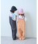 【KIDS】配色ワッフルキャミサロペット