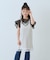 【KIDS】ランジェリーレースドットキャミチュニック
