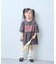 【KIDS】厚盛ロゴ5分袖チュニックワンピ