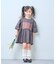 【KIDS】厚盛ロゴ5分袖チュニックワンピ