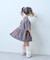 【KIDS】厚盛ロゴ5分袖チュニックワンピ