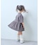 【KIDS】厚盛ロゴ5分袖チュニックワンピ
