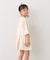 【KIDS】厚盛ロゴ5分袖チュニックワンピ