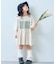 【KIDS】厚盛ロゴ5分袖チュニックワンピ
