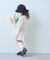 【KIDS】厚盛ロゴ5分袖チュニックワンピ
