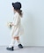 【KIDS】厚盛ロゴ5分袖チュニックワンピ