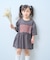 【KIDS】厚盛ロゴ5分袖チュニックワンピ