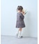 【KIDS】厚盛ロゴ5分袖チュニックワンピ