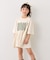 【KIDS】厚盛ロゴ5分袖チュニックワンピ