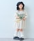 【KIDS】厚盛ロゴ5分袖チュニックワンピ