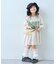 【KIDS】厚盛ロゴ5分袖チュニックワンピ