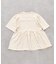【KIDS】厚盛ロゴ5分袖チュニックワンピ