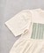 【KIDS】厚盛ロゴ5分袖チュニックワンピ