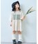 【KIDS/WEB限定新色登場】１枚でコーデ完成！厚盛ロゴ5分袖チュニックワンピ